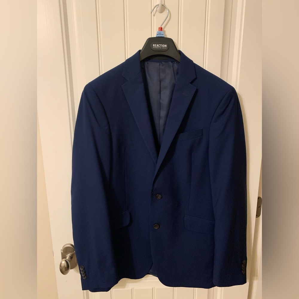 Kenneth Cole Men's Deep Blue Blazer